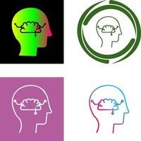 Thinking Icon Design vector