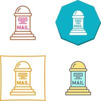 Mail Box Icon Design vector