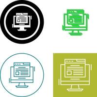 Blog Icon Design vector