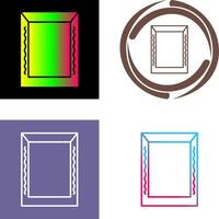 Unique Frame Icon Design vector