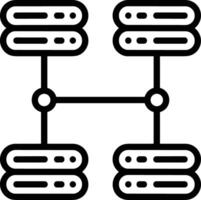 Storage data icon symbol image vector