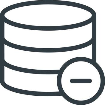 Storage data icon symbol image vector