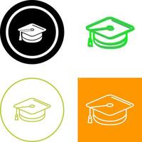 Mortarboard Icon Design vector