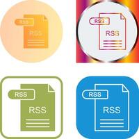 RSS Icon Design vector