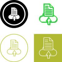 File Upload Icon Design vector