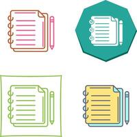 Write Icon Design vector