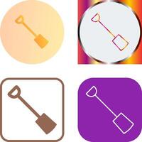 Hand Shovel Icon Design vector