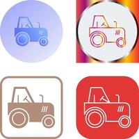 Tractor Icon Design vector