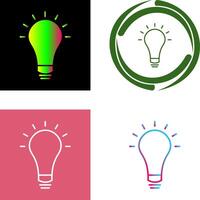 Innovative Idea Icon Design vector