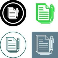 Document Icon Design vector