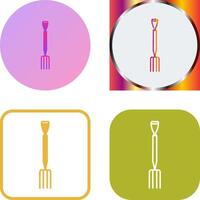 Gardening Fork Icon Design vector