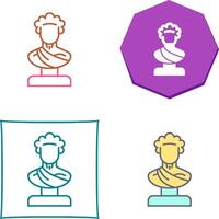 Statue Icon Design vector