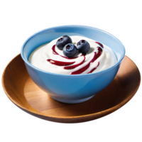 delizioso bacca Yogurt con fresco frutti di bosco png