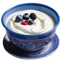 delizioso bacca Yogurt con fresco frutti di bosco png