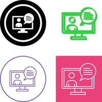 Conversation Icon Design vector