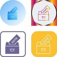 Casting Vote Icon Design vector