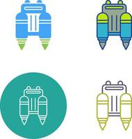 Jetpack Icon Design vector