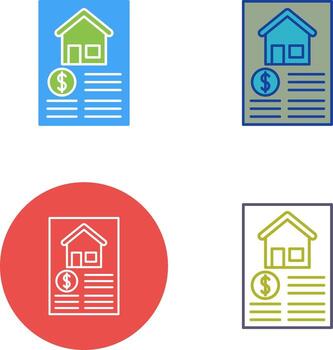 Document Icon Design vector