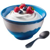 delizioso bacca Yogurt con fresco frutti di bosco png