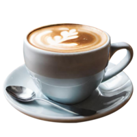 View of hot coffee cup png