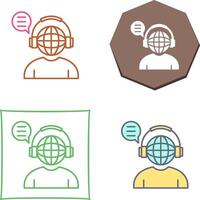 Online Education Icon Design vector