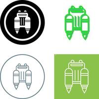 Jetpack Icon Design vector