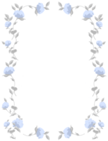 hortensia blomma sömlös mönster gräns och ram png