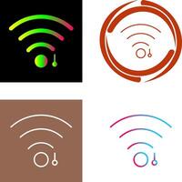 único Wifi firmar icono diseño vector