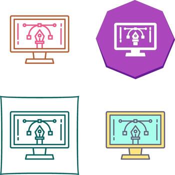 Elearning Icon Design vector