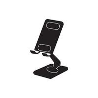 Mobile phone holder symbol icon, illustration design vector