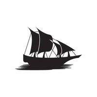 velero símbolo logo icono, ilustración diseño vector