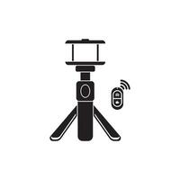 Selfie stick logo symbol icon, illustration design vector