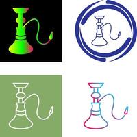 Unique Hookah Icon Design vector