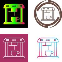 Unique Coffee Machine Icon Design vector