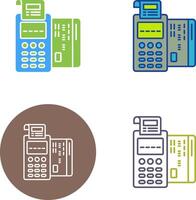 Pos Terminal Icon Design vector