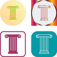 Pillar Icon Design vector