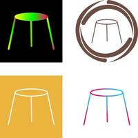 Unique Stool Icon Design vector