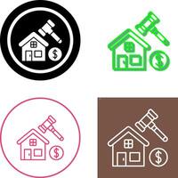 Auction Icon Design vector