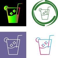 Unique Whiskey Sour Icon Design vector