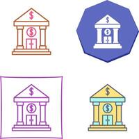 Bank Icon Design vector