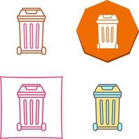 diseño de icono de basura vector