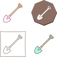 Shovel Icon Design vector