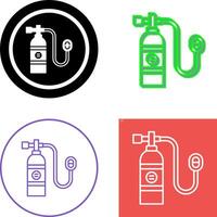 Oxygen Tank Icon Design vector