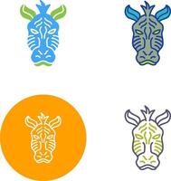 Zebra Icon Design vector