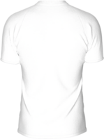 mockup template jersey football white shirt soccer back view png