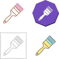 Paint Brush Icon Design vector