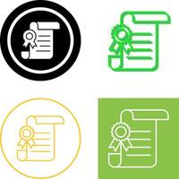 Legal Paper Icon Design vector