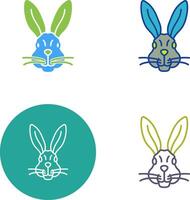 Rabbit Icon Design vector