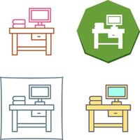 Table Icon Design vector