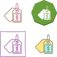 Price Tag Icon Design vector